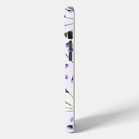 Lavendel Floral iPhone / iPad case (Achterkant / Links)