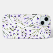 Lavendel Floral iPhone / iPad case (Achterkant (horizontaal))
