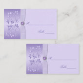Lavendel Floral Jeweled Plaatskaarten Plaatskaartje (Voorkant / Achterkant)