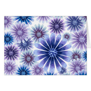 Lavendel Floral Kaart