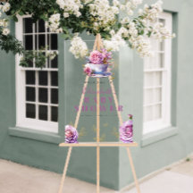 Lavendel Floral Tea Cup Baby shower Welkom