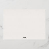 Lavendel floral Waterverf Save the Dates kaart (Achterkant)