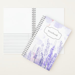 Lavendel Flower Notitieboek – Floral Digital Art