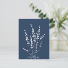 Lavendel Flowers Briefkaart