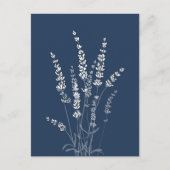 Lavendel Flowers Briefkaart (Voorkant)