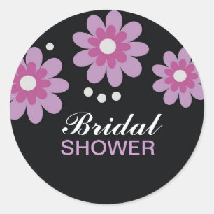 Lavendel Flowers Vrijgezellenfeest Guns Seals Ronde Sticker