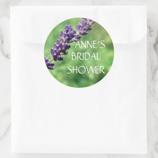 Lavendel foto Classic Sticker (Tas)