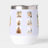 Lavendel foto collage monogram naam (Links)