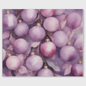 Lavendel Frost: delicate Waterverf winterse gloed Cadeaupapier (Vlak)