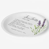  lavendel - Fun Facts Papieren Bordje (Gekanteld)
