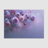 Lavendel Galaxy Roos Boeket Decoupage Tissuepapier (Voorkant)