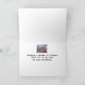 Lavendel Garden of Love Verjaardag voor mijn vrouw Kaart (Binnen)