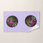 Lavendel gazon kommen, handdoek (Handdoek)