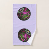 Lavendel gazon kommen, handdoek (Handdoek)