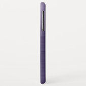 Lavendel Geborsteld Metaal Gepersonaliseerd Schrif Case-Mate iPhone Case (Achterkant/links)