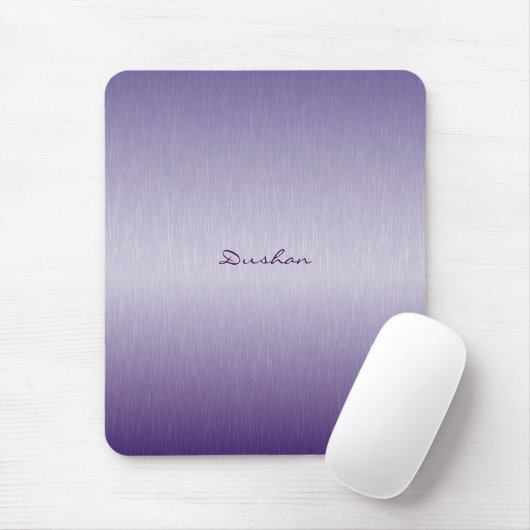 Lavendel geborsteld metaal Muismat (Met muis)