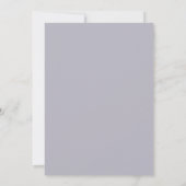 Lavendel Gedempte Lente Bruiloft Kaart (Achterkant)