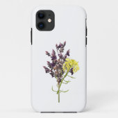 Lavendel & Geel Wildflower Botanisch Ontwerp Case-Mate iPhone Case (Achterkant)