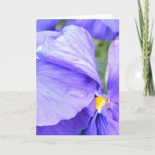 Lavendel Genot Bedankkaart (Voorkant)