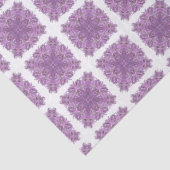 Lavendel Geometrische Gift Bag Tissuepapier (Detail)