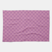 Lavendel geruite patroon handdoek (Horizontaal)