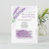 Lavendel Geschenk van de Aarde Etherische Oliën Kaart (Staand voorkant)
