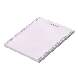 Lavendel gestippeld rand Notitieblok