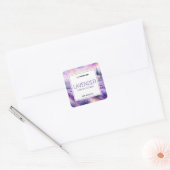 Lavendel geur kaars label Sticker (Envelop)