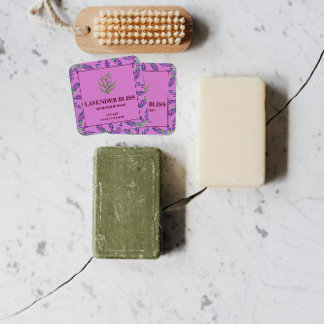 Lavendel geur zeep label Sticker