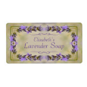 Lavendel geurende zeep etiket (Voorkant)