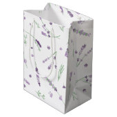 Lavendel Gift Bag - Medium Cadeauzakje (Achterkant Gekanteld)