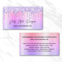 Lavendel Glitter Drips Multi Ombre Webwinkel