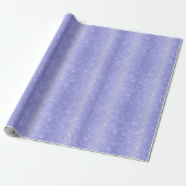 Lavendel Glitter Pixel Sparkle Party Cadeaupapier (Uitgerold)