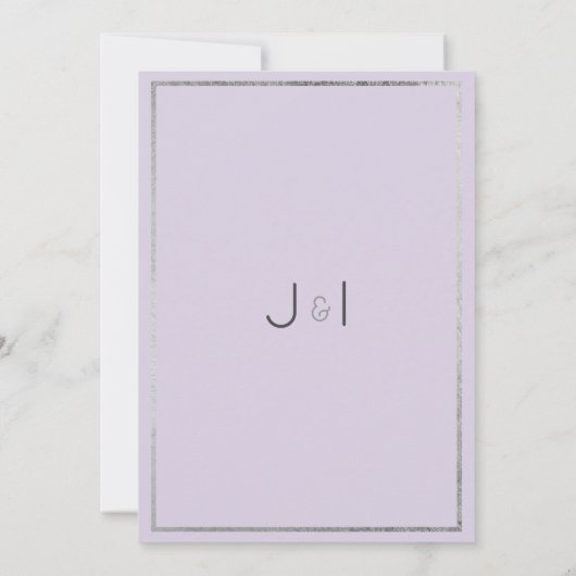 Lavendel glitter wilde bloemen bloeien Save the Da Kaart (Achterkant)