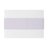 Lavendel Golden Waterverf Bloemen Uitnodigingen Wikkel (Achterkant Voorbeeld)