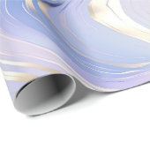 Lavendel Goud Glam Bruiloft Cadeaupapier (Rol Hoek)