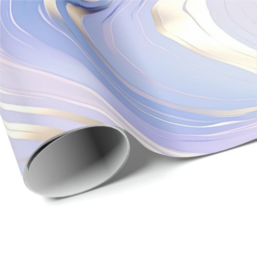 Lavendel Goud Glam Bruiloft Cadeaupapier (Rol Hoek)