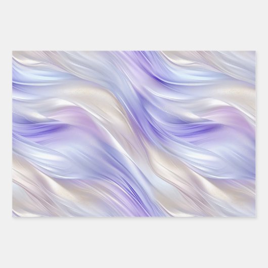 Lavendel Goud Glam Bruiloft Inpakpapier Vel (Voorkant 3)