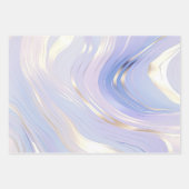 Lavendel Goud Glam Bruiloft Inpakpapier Vel (Voorkant 2)