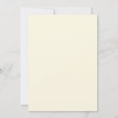 Lavendel Goud Loof Eucalyptus Bruiloft Kaart (Achterkant)