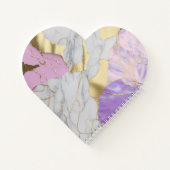 Lavendel & Goud Marmer Luxe Notitieboek (Achterkant)