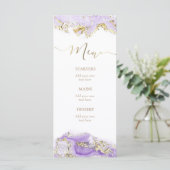 lavendel goud Menu (Staand voorkant)