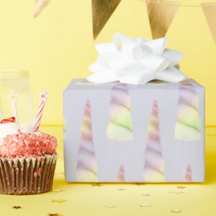 Lavendel Goud Roze Paarse Limoen Eenhoorn Verjaard Cadeaupapier