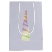 Lavendel Goud Roze Paarse Limoen Eenhoorn Verjaard Medium Cadeauzakje (Achterkant)
