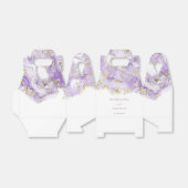 lavendel goudmarmer | trouwbonnen bedankdoosjes (Uitgevouwen)