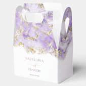 lavendel goudmarmer | trouwbonnen bedankdoosjes (Geopend)