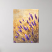 Lavendel Goudveld Canvas Afdruk (Voorkant)