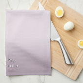 Lavendel grijs Ombre Theedoek (Quarter Fold)