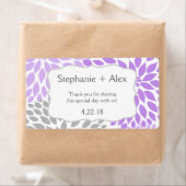 Lavendel & Grijze Mum Waterfles - pas het aan! Etiket (Insitu)