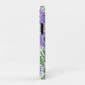 Lavendel groen en wit blokdruk bloem Case-Mate iPhone case (Achterkant/rechts)